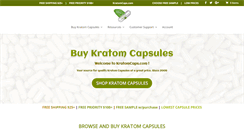 Desktop Screenshot of kratomcaps.com